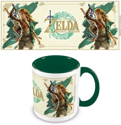 The Legend Of Zelda - Tears Of The Kingdom (Link Unleashed) Green Coloured Inner Pod Mug