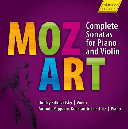Wolfgang Amadeus Mozart (1756-1791), Dmitry Sitkovetsky, Sir Antonio Pappano & Konstantin Lifschitz - Complete Sonatas For Piano And Violin (4 CDs)