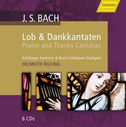 Helmuth Rilling, Gächinger Kantorei, Bach-Collegium Stuttgart & Johann Sebastian Bach (1685-1750) - Lob- & Dankkantaten (6 CDs)
