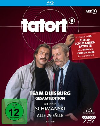 Tatort - Duisburg - 40 Jahre Schimanski - Alle 29 Folgen (Edition complète, 7 Blu-ray)