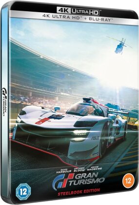 Gran Turismo (2023) (Blue Cover, Limited Edition, Steelbook, 4K Ultra HD + Blu-ray)