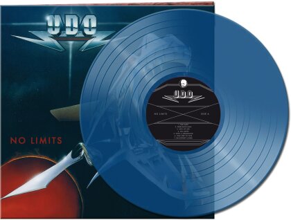 U.D.O. - No Limits (2023 Reissue, AFM Records, Gatefold, Limited Edition, Clear Blue Vinyl, LP)