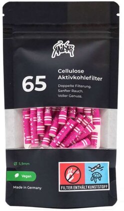 Kailar Aktivkohlefilter 5.9mm Pink 65pcs