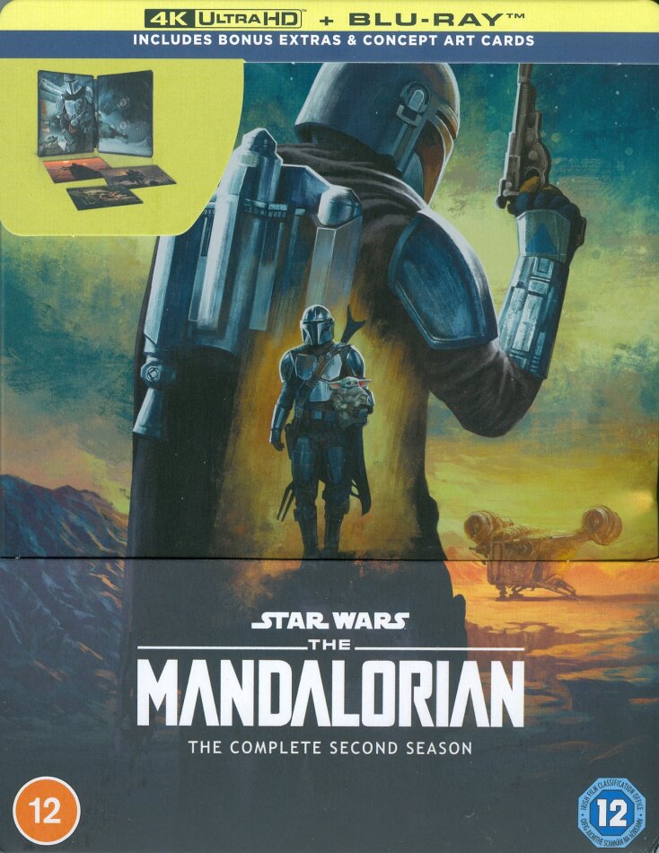 UNBOXING: The Mandalorian Season 1 Blu-Ray 4K UHD Steelbook Limited Edition  UK Release 