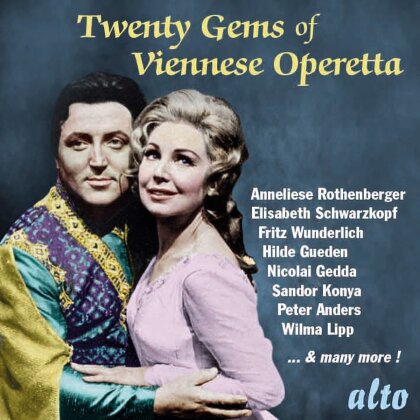 Anneliese Rothenberger, Elisabeth Schwarzkopf, Fritz Wunderlich, Nicolai Gedda & + - Twenty Gems of Viennese Operetta