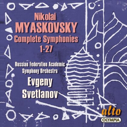 Nikolai Myaskovsky (1881-1950), Evgeny Svetlanov & Russian Federation Academic Symphony Orchestra - Complete Symphonies Nos.1-27 (14 CDs)