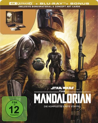 The Mandalorian - Staffel 1 (Limited Edition, Steelbook, 2 4K Ultra HDs + 2 Blu-rays)