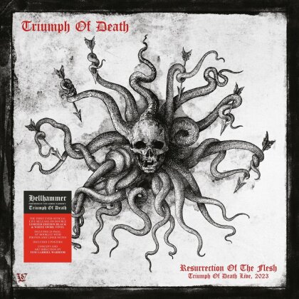 Triumph Of Death - Resurrection of the Flesh (Indie Exclusive, Gatefold, Limited Edition, Black& White Swirl Vinyl, LP)