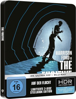 The Fugitive - Auf der Flucht (1993) (Limited Edition, Steelbook, 4K Ultra HD + Blu-ray)
