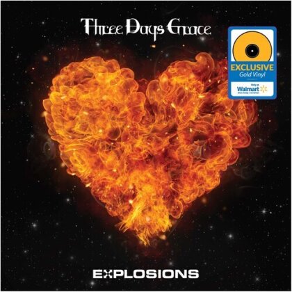 Three Days Grace - Explosions (Walmart, Gold Colored Vinyl, LP)
