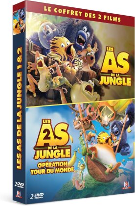 Les As de la Jungle (2017) / Les As de la Jungle 2: Opération tour du monde (2023) (2 DVDs)