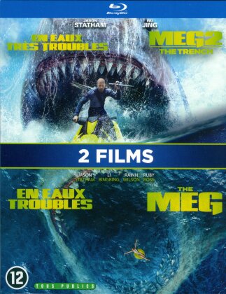 En eaux très troubles - Meg 2: The Trench (2023) / En eaux troubles - The Meg (2018) - 2 Films (2 Blu-rays)