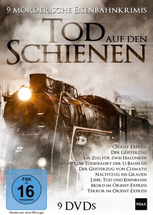 Tod auf den Schienen - 9 mörderische Eisenbahnkrimis (9 DVDs)