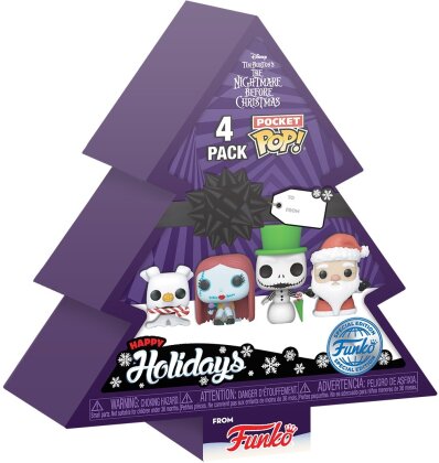 Disney: Funko Pop! Keychain - The Nightmare Before Christmas - Tree Holiday Box PDQ