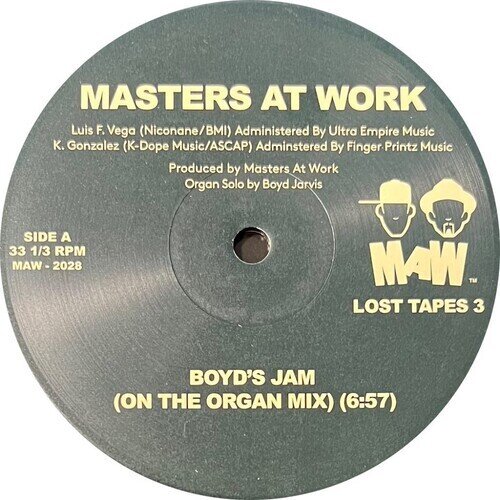 Masters At Work - Boyd's Jam (12" Maxi)