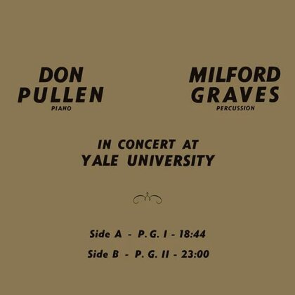 Milford Graves & Don Pullen - In Concert At Yale University (LP)