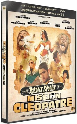 Astérix & Obélix - Mission Cléopâtre (2002) (Limited Edition, Steelbook, 4K Ultra HD + Blu-ray + 2 DVDs)