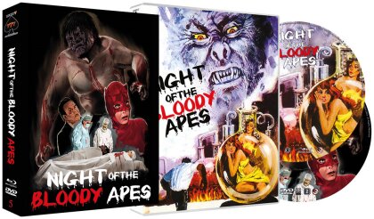 Night of the Bloody Apes (1969) (+ Poster, Bierfilz, Scanavo Box, Lucky 7 Art Collection, Limited Collector's Edition, Blu-ray + DVD)