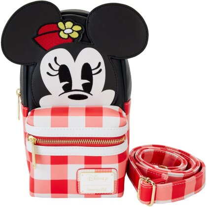 Loungefly: Disney - Minnie Mouse - Picnic Blanket Cup Holder Crossbody Bag