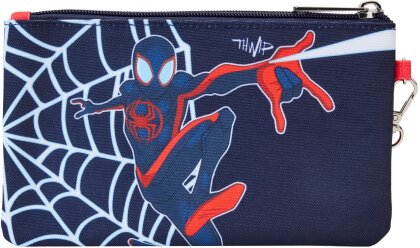 Loungefly: Marvel: Spider-Verse - Miles Morales Suit Nylon Zipper Pouch Wristlet