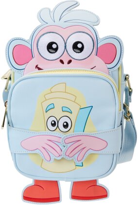 Loungefly: Nickelodeon - Dora the Explorer Boots Crossbuddies Cosplay Crossbody Bag with Coin Bag
