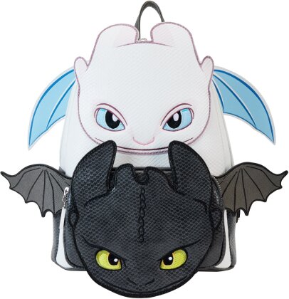 Loungefly: Dreamworks - How to Train Your Dragon - Light & Night Fury Cosplay Mini Backpack