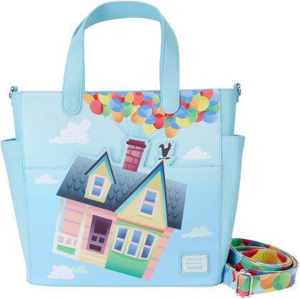 Loungefly: Disney Pixar: Up 15th Anniversary - Balloon House Convertible Backpack & Tote Bag