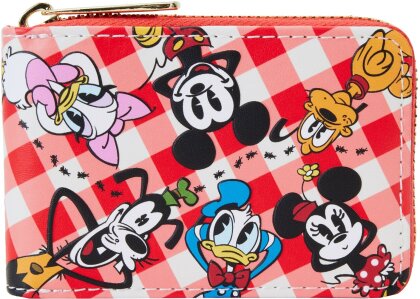 Loungefly: Disney - Mickey & Friends - Picnic Basket Accordion Zip Around Wallet