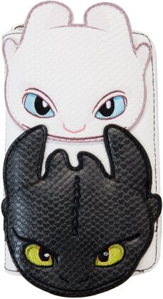 Loungefly: Dreamworks - How to Train Your Dragon - Light & Night Fury Zip Around Wallet
