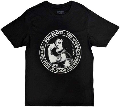 Bon Scott Unisex T-Shirt - TWGRRS Circle