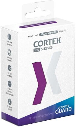 Protèges Cartes 100 pièces - Cortex - Standard - Violet