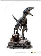 Jurassic World Dominion: Iron Studios - Blue Y Beta Deluxe Figura Art Scale