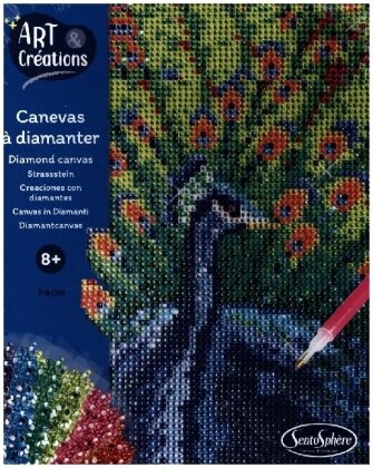 Sentosphere - Strasssteinbild Pfau