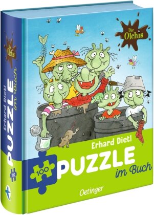 Die Olchis. Puzzle im Buch. 100 Teile