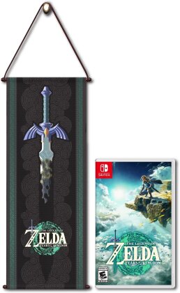 The Legend of Zelda: Tears of the Kingdom + Exclusive Black Wall Scroll