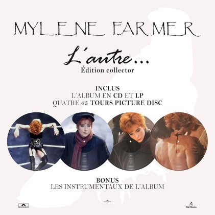 Mylène Farmer - L'autre (2023 Reissue, Boxset, Picture Disc, LP + 2 CDs + 4 7" Singles)