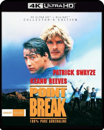 Point Break (1991) (Shout Select, Collector's Edition, Restaurierte Fassung, 4K Ultra HD + Blu-ray)