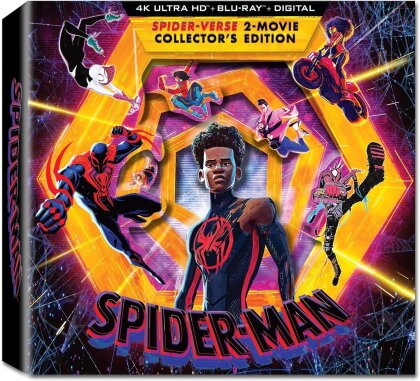 Spider-Man: Across the Spider-Verse (2023) / Spider-Man: Into the Spider-Verse (2018) (Édition Collector Limitée, 2 4K Ultra HDs + 2 Blu-ray)
