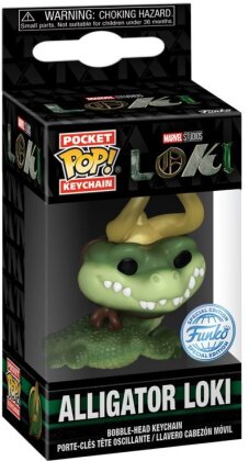 Dc Comics: Funko Pop! Keychain - Loki - Alligator Loki