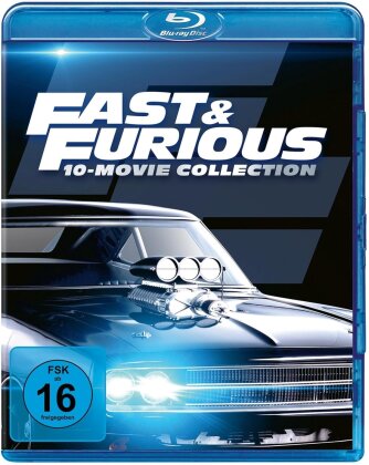 Fast & Furious 1-10 - 10-Movie Collection (10 Blu-ray)