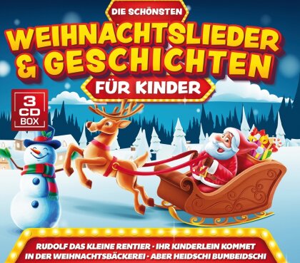 Schöne Weihnachtslieder & Geschichten für Kinder (3 CDs)