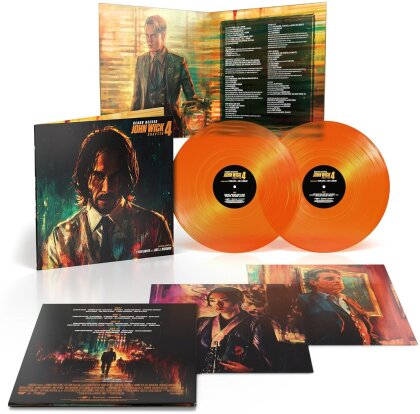 Tyler Bates & Joel J. Richard - John Wick Chapter 4 - OST (Transparent Orange Vinyl, LP)