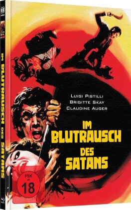 Im Blutrausch des Satans (1971) (Cover F, Wattiert, Limited Edition, Mediabook, Blu-ray + DVD)