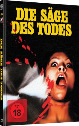Die Säge des Todes (1981) (Cover D, Wattiert, Édition Limitée, Mediabook, Blu-ray + DVD)
