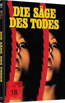 Die Säge des Todes (1981) (Cover E, Wattiert, Edizione Limitata, Mediabook, Blu-ray + DVD)