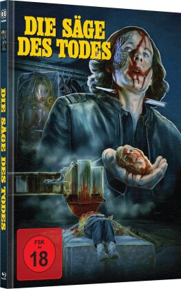 Die Säge des Todes (1981) (Cover F, Wattiert, Edizione Limitata, Mediabook, Blu-ray + DVD)