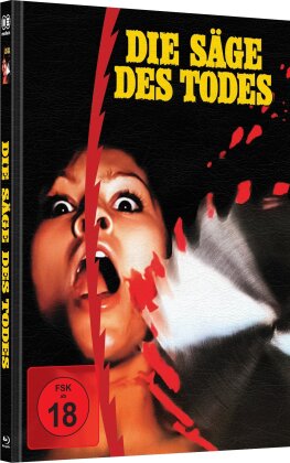 Die Säge des Todes (1981) (Cover G, Wattiert, Édition Limitée, Mediabook, Blu-ray + DVD)