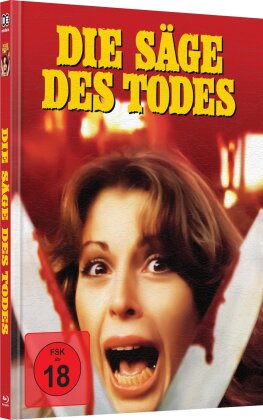 Die Säge des Todes (1981) (Cover H, Wattiert, Édition Limitée, Mediabook, Blu-ray + DVD)
