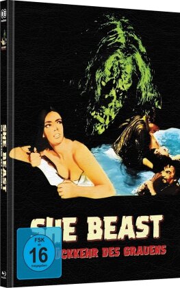 She Beast - Die Rückkehr des Grauens (1966) (Cover D, Wattiert, Limited Edition, Mediabook, Blu-ray + DVD)