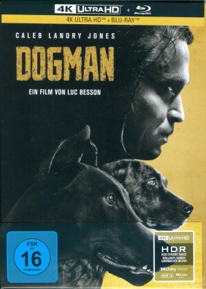 DogMan (2023) (Cover A, Édition Collector Limitée, Mediabook, 4K Ultra HD + Blu-ray)